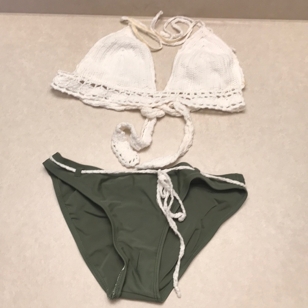Two piece bathing suit